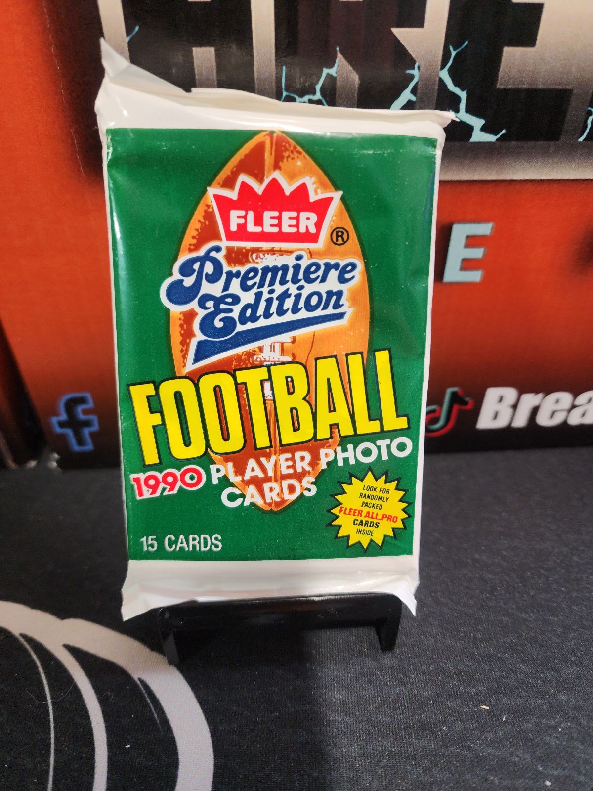 1990 FLEER Premiere Photo Cards Football Blaster Pack Personal Break!