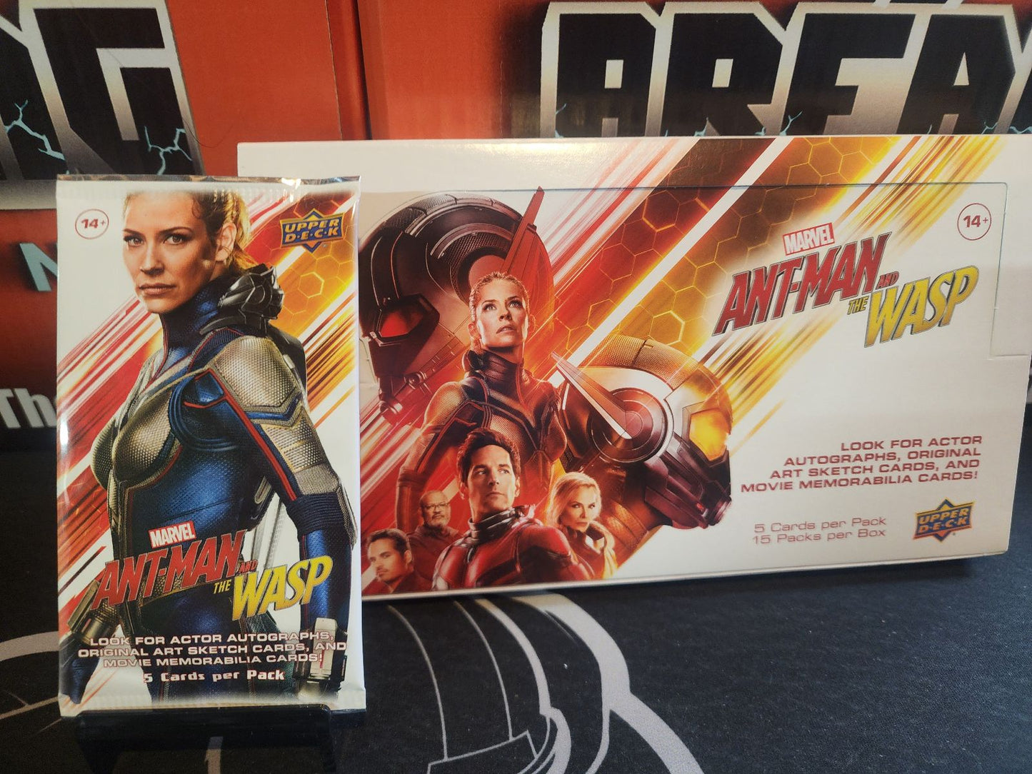 Marvel Studios Ant-Man and the Wasp HOBBY PACK - Chase autos, sketch cards, and movie mem cards!
