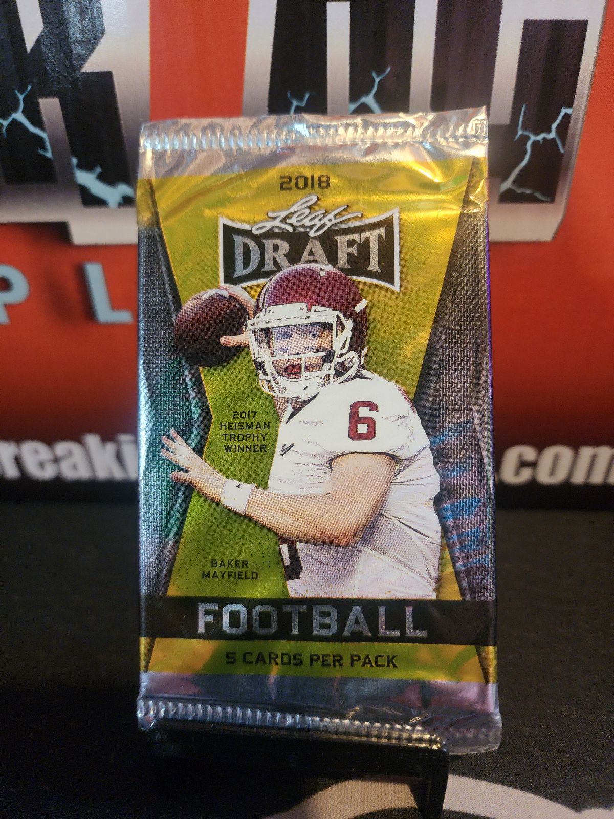 2018 Leaf Draft Football pack personal break!