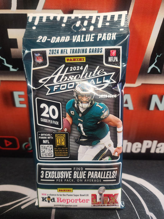 2024 Absolute Football Fat Pack | 20 Cards! | Personal Break! KABOOM? Value Pack