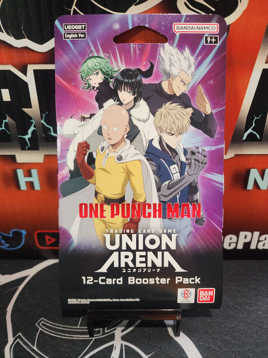 One Punch Man Union Arena Booster Pack personal break! 12 cards! Bandai/Namco