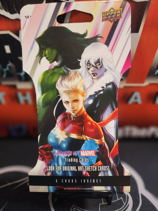 Upper Deck Women of Marvel 2024 Sleeved Pack Personal Break! 6 Cards Per Pack!
