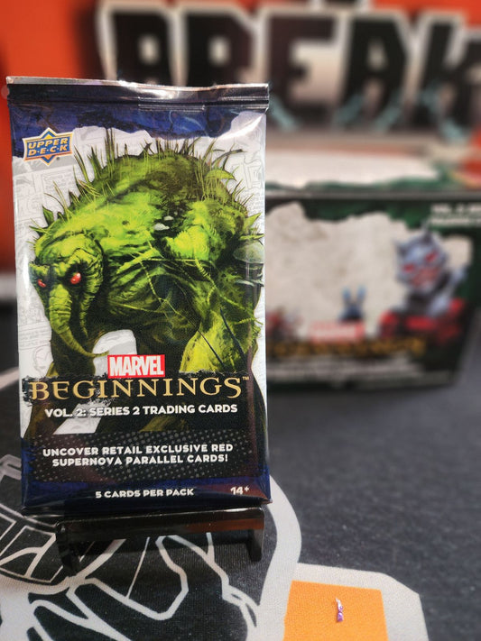 Upper Deck Marvel Beginnings Series 2 Blaster Pack Personal Break! Chase Red Supernova Parallels and 1st Sketch Cards!