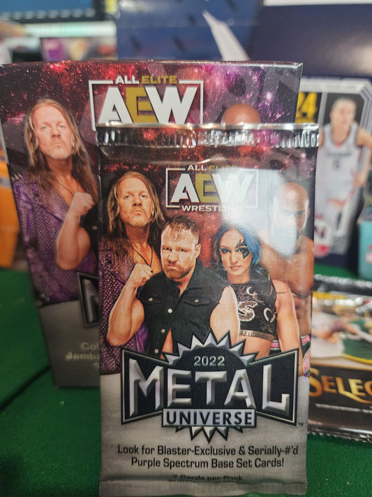 2022 Leaf Metal Universe AEW Wrestling Blaster Pack Personal Break!