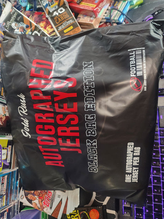 Gold Rush 2025 Black Bag Football Jersey | Personal Break! (We can break or ship sealed) *BREAK#PET293*