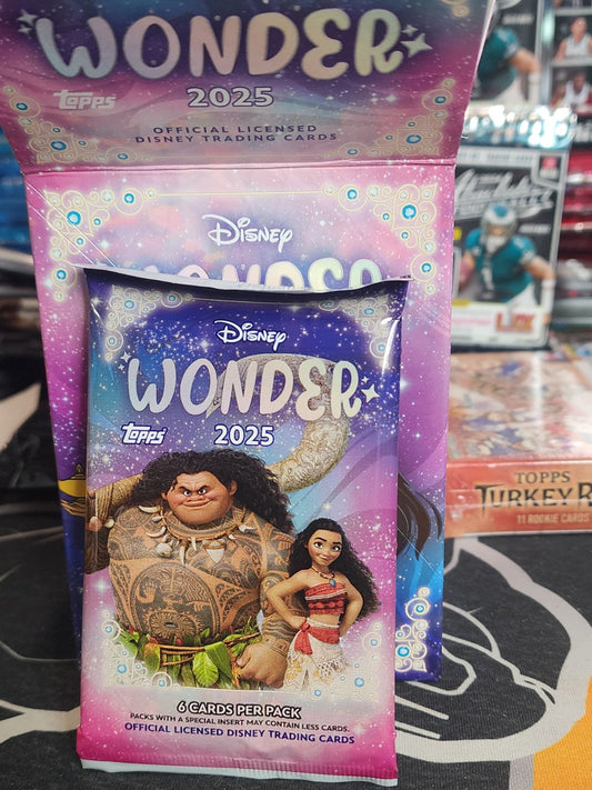 NEW Disney WONDER 2025 Topps Blaster Pack