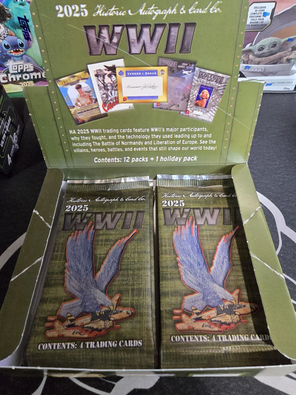 2025 Historic Autograph World War 2 WWII Hobby Pack