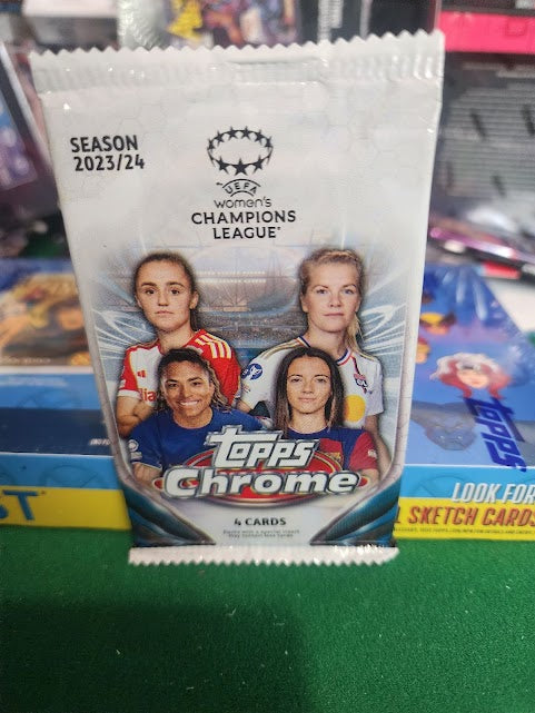 2023-24 Topps Chrome UEFA Women's Champions League Pack