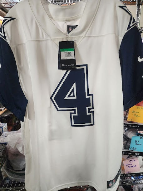 Dak Prescott On Field Nike Licensed Dallas Cowboys Jersey Size XL Unsigned