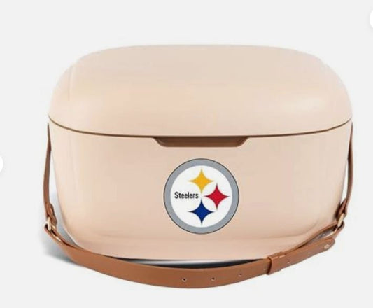 Memory Company Licensed NFL Team Logo Retro Rounded Cooler Pittsburgh Steelers