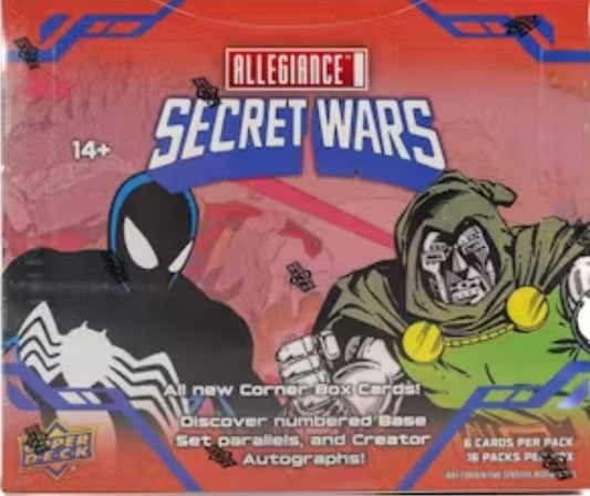 Upper Deck Allegiance Secret Wars Sealed Hobby Box