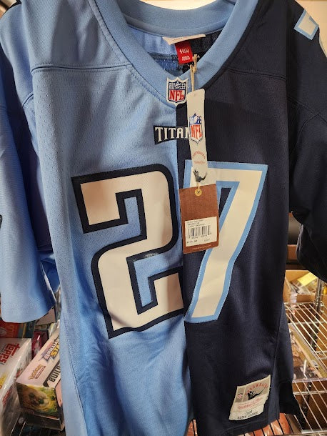 Eddie George Legacy Collection Mitchell and Ness Throwback Titans Football Jersey M Unsigned