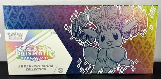 Pokemon Prismatic Evolutions Super Premium Collection Box