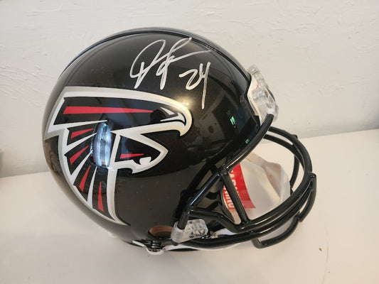 Devonta Freeman Autographed Authentic Falcons Full Size Helmet Radtke COA