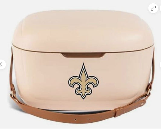 Memory Company Licensed NFL Team Logo Retro Rounded Cooler New Orleans Saints