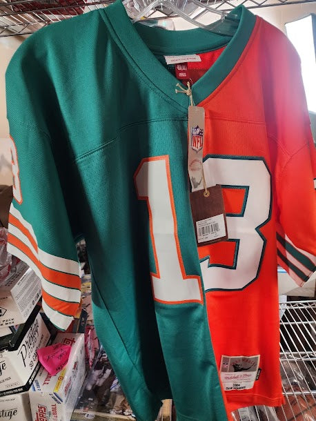 Dan Marino Legacy Collection Mitchell and Ness Throwback Dolphins Football Jersey M Unsigned