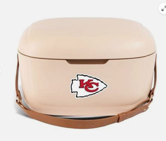 Memory Company Licensed NFL Team Logo Retro Rounded Cooler Kansas City Chiefs