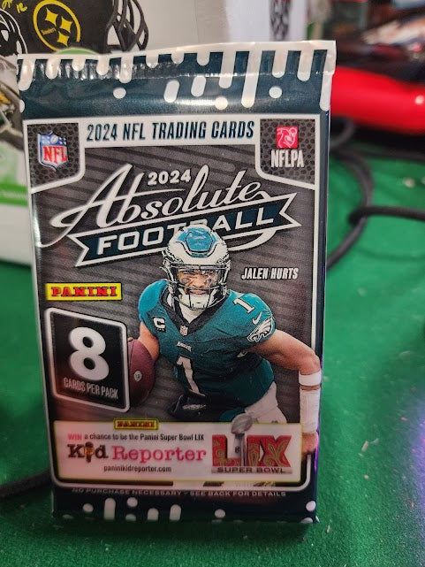 2024 Absolute Football 8 Card Pack