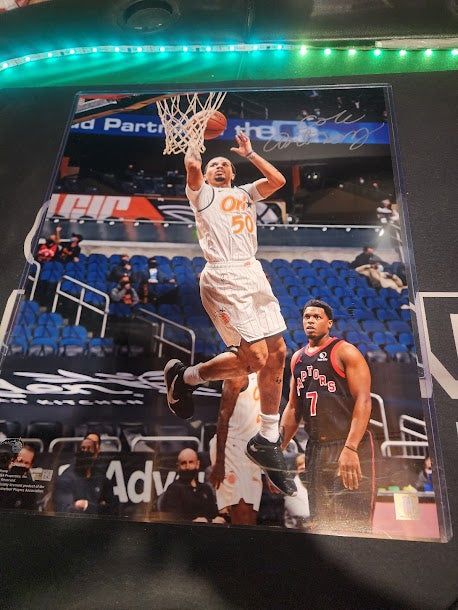 Cole Anthony Auto 16x20 Basketball Photo Orlando Magic Fanatics COA Alt Jersey