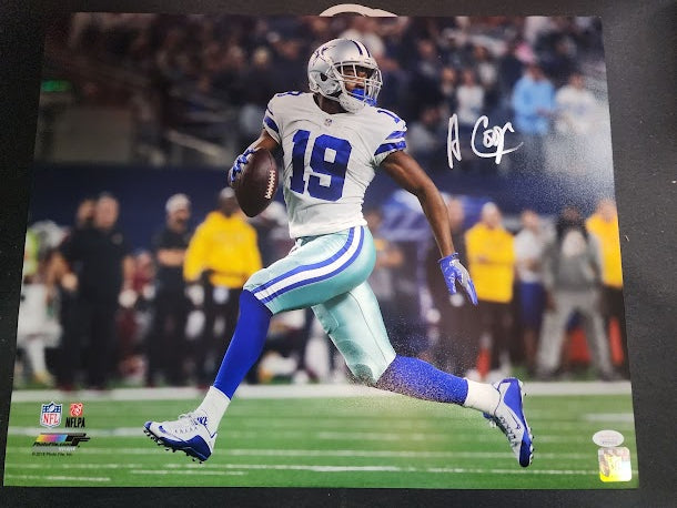 Amari Cooper Auto 16x20 Photo Cowboys JSA COA