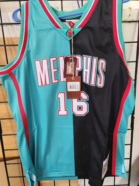Pau Gasol Vancouver Memphis Grizzlies Mitchell and Ness Hardwood Classics Jersey XL Unsigned
