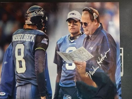 Mike Holmgren Auto 16x20 Photo Seahawks PSA COA Packers Hall of Fame?
