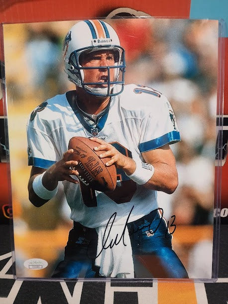 Dan Marino Auto 8x10 Photo Miami Dolphins JSA COA