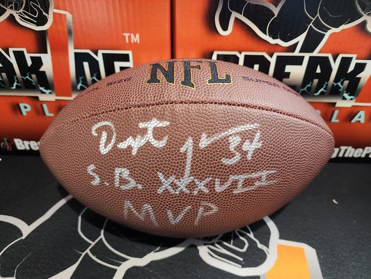 Dexter Jackson Autographed JSA COA Football Bucs Super Bowl MVP Inscription