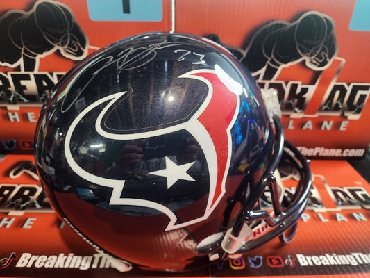 "Arian Foster Autographed Houston Texans Full Size Helmet - JSA COA Certified Memorabilia"