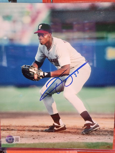 Frank Thomas Autographed 8x10 Baseball Photo Beckett COA White Sox