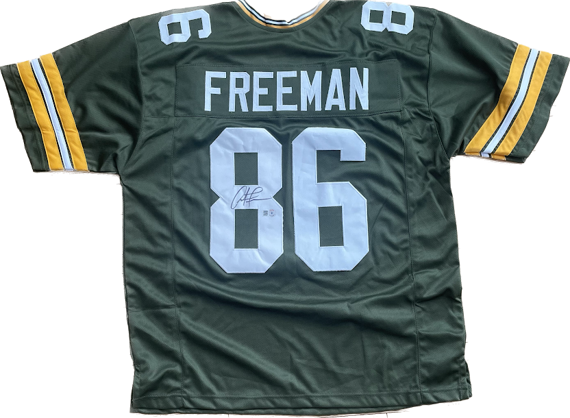 Antonio Freeman Auto Packers Custom Jersey Beckett COA