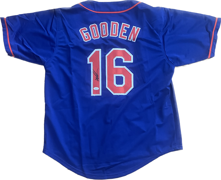 Doc Gooden Auto Custom Jersey JSA COA NY Mets Baseball