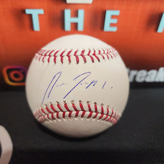 Jose Ramirez Autographed Beckett Sticker COA Baseball Guardians