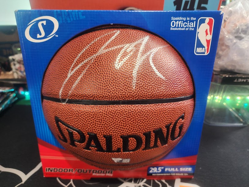 Jahlil Okafor Autographed FANATICS COA Basketball 76ers
