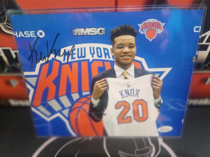 Kevin Knox Auto New York Knick 8x10 Photo 1st Round Draft Pick