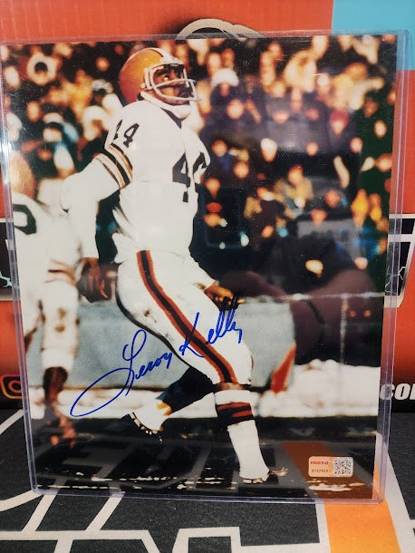 Leroy Kelly Auto 8x10 Photo Cleveland Browns Tristar COA