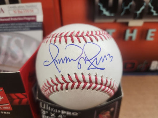 "Omar Vizquel Autographed Rawlings Baseball with JSA COA - Indians Giants Mariners Memorabilia"
