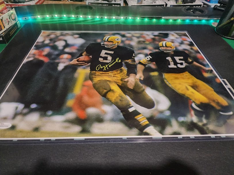Paul Hornung Auto 16x20 Photo Green Bay Packers JSA COA