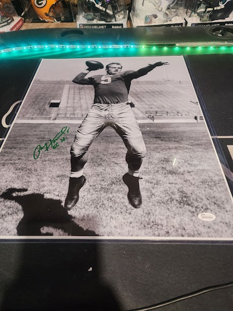 Paul Hornung Auto 16x20 Photo Green Bay Packers JSA COA