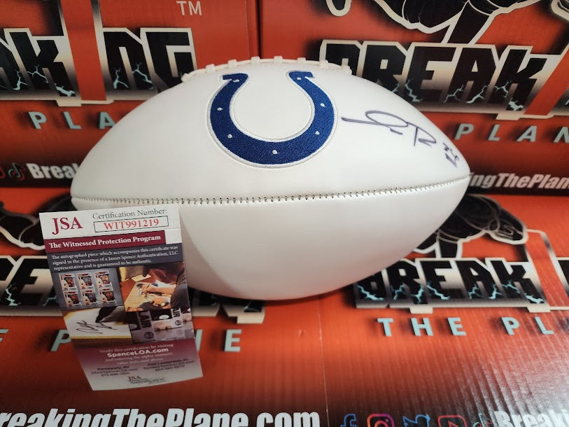 Isaiah Rodgers Autographed Football Colts JSA COA