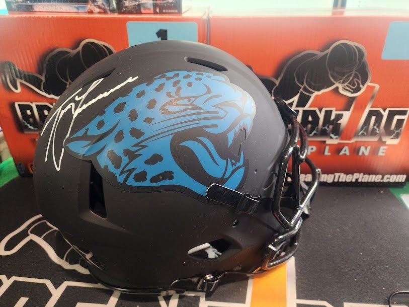 Trevor Lawrence AUTHENTIC Eclipse Full Size Helmet Fanatics COA