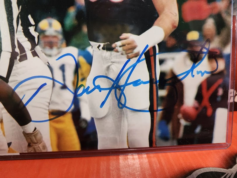 Dan Hampton Autographed 8x10 Photo JSA COA Bears HOF