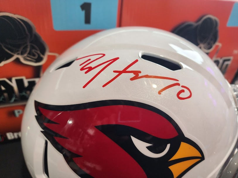 DeAndre Hopkins Autographed Full Size Helmet Cardinals Beckett COA Speed