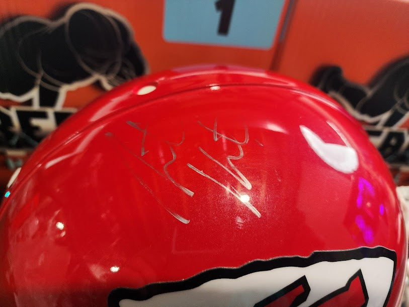Justin Houston Auto Full Size AUTHENTIC Helmet PSA COA NFL Auction
