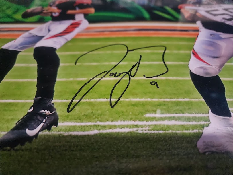 Joe Burrow 16x20 Auto Photo Cincinnati Bengals Fanatics COA