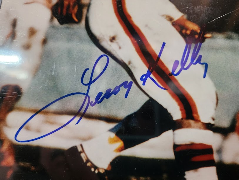Leroy Kelly Auto 8x10 Photo Cleveland Browns Tristar COA