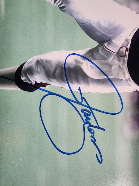 Lawrence Taylor Auto 16x20 Photo Giants Beckett COA