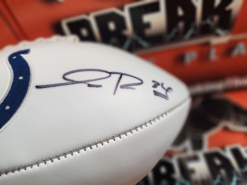 Isaiah Rodgers Autographed Football Colts JSA COA