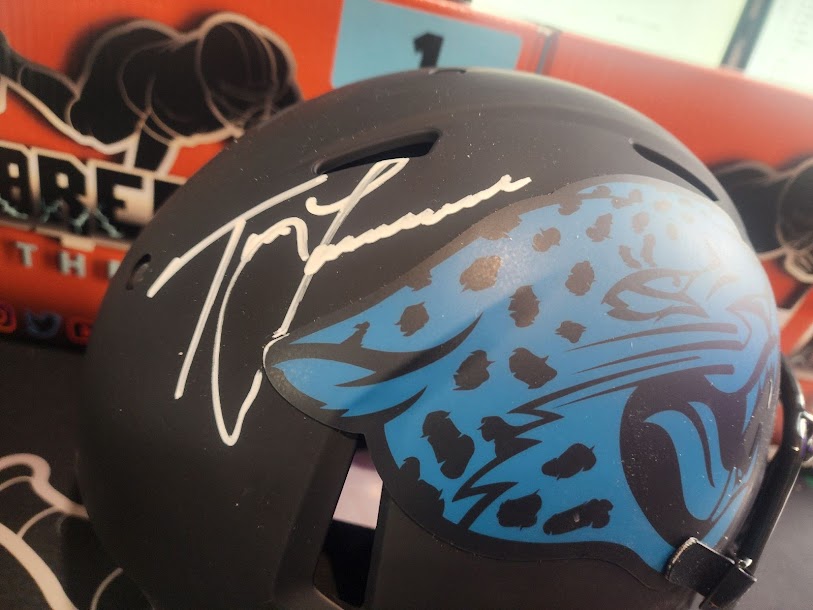 Trevor Lawrence AUTHENTIC Eclipse Full Size Helmet Fanatics COA