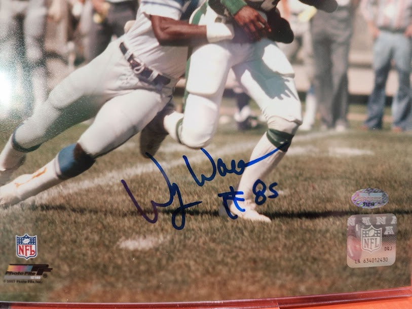 Wesley Walker Autographed 8x10 Photo Jets MCS COA